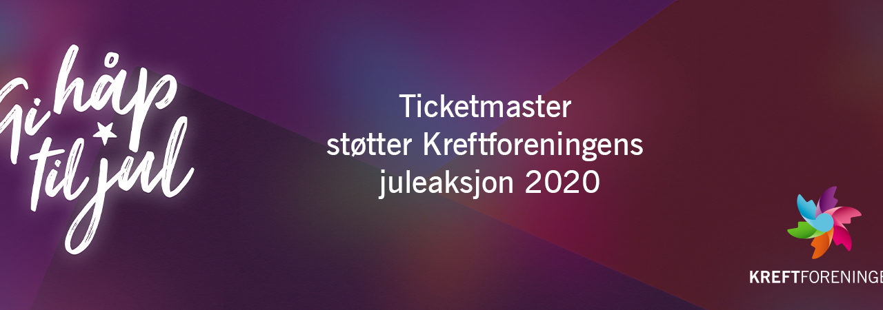 Ticketmaster støtter Kreftforeningens Stjerneaksjon 2020