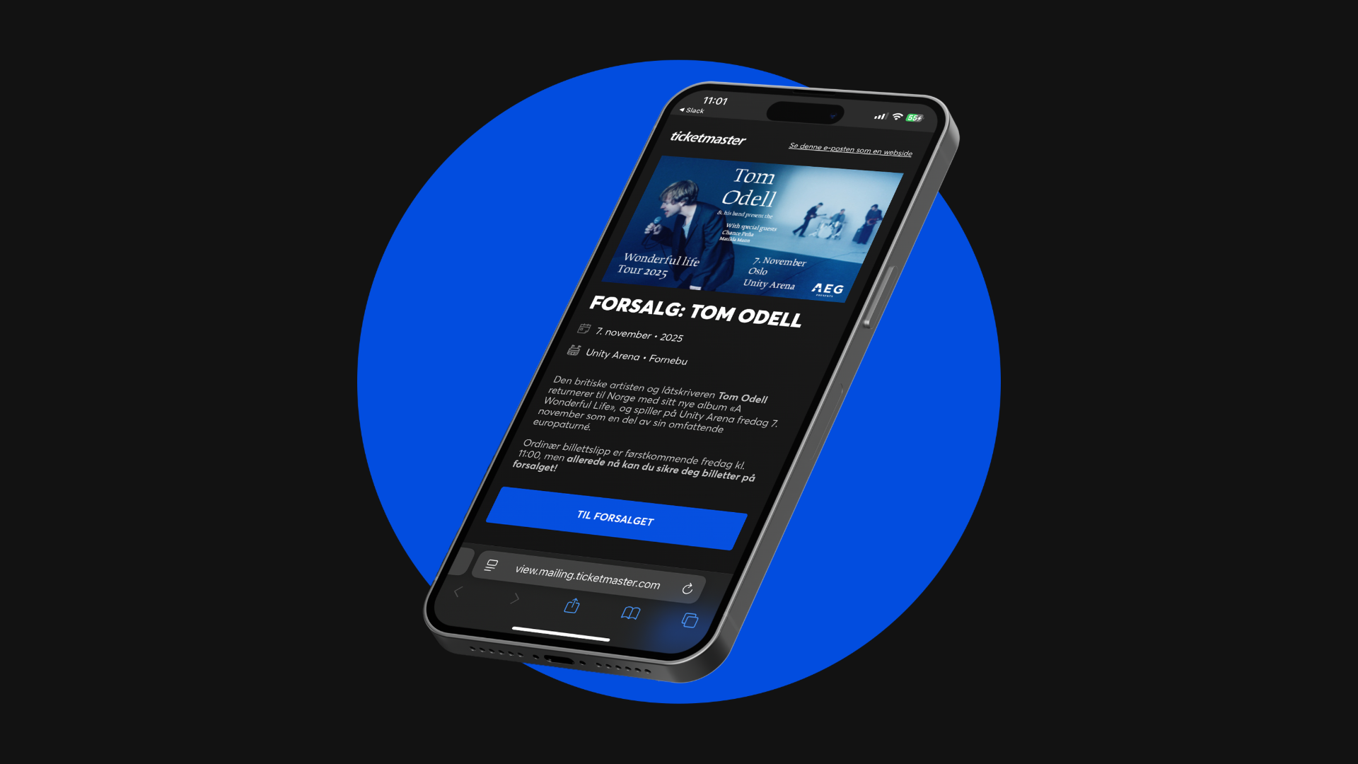 Ticketmaster Nyhetsbrev