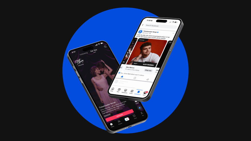 bilde med digital annonsering
